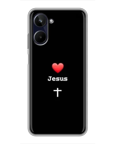Чохол для Realme 10 з картинкою «Серце - Jesus» Чохол для Realme 10 з картинкою «Серце - Jesus»