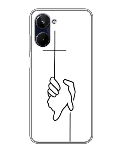 Чохол для Realme 10 з картинкою «Рука тримає» Чохол для Realme 10 з картинкою «Рука тримає»