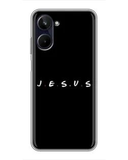 Чохол для Realme 10 з картинкою «Крапки віри J.E.S.U.S.»