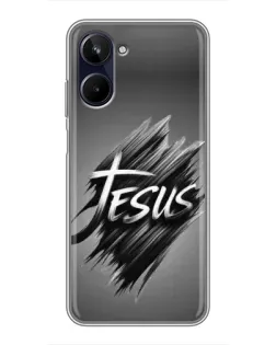 Чохол для Realme 10 з картинкою «Напис Jesus Graffiti»