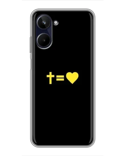Чохол для Realme 10 з картинкою «Серце та Хрест» Чохол для Realme 10 з картинкою «Серце та Хрест»