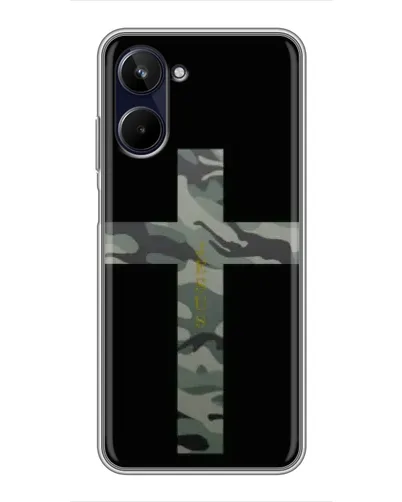 Чохол для Realme 10 з картинкою «Мілітарі Хрест» Чохол для Realme 10 з картинкою «Мілітарі Хрест»