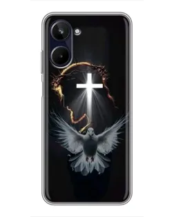 Чохол для Realme 10 з картинкою «Голуб та Світло»