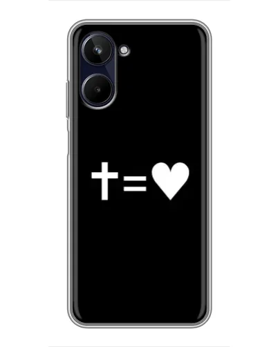 Чохол для Realme 10 з картинкою «Хрест та Серце» Чохол для Realme 10 з картинкою «Хрест та Серце»