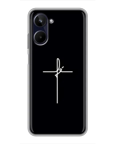 Чехол для Realme 10 с картинкой «Тонкий крест» Чехол для Realme 10 с картинкой «Тонкий крест»