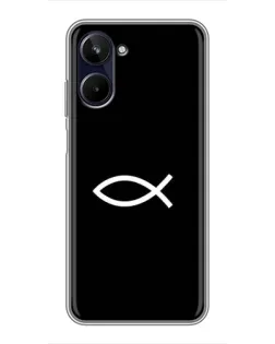 Чехол для Realme 10 с картинкой «Символ рыбы Jesus» Чехол для Realme 10 с картинкой «Символ рыбы Jesus»