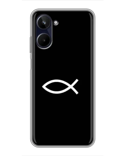 Чехол для Realme 10 с картинкой «Символ рыбы Jesus» Чехол для Realme 10 с картинкой «Символ рыбы Jesus»