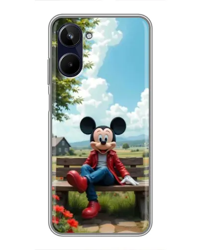 Чехол для Realme 10 с картинкой «Микки на скамейке» Чехол для Realme 10 с картинкой «Микки на скамейке»