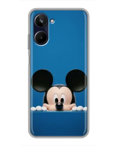 Чехол для Realme 10 с картинкой «Микки выглядывает» Чехол для Realme 10 с картинкой «Микки выглядывает»
