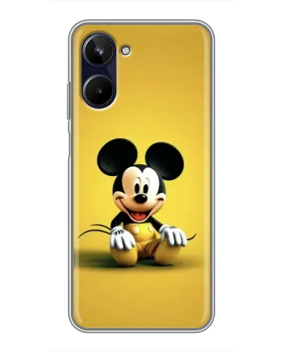 Чехол для Realme 10 с картинкой «Микки на желтом» Чехол для Realme 10 с картинкой «Микки на желтом»