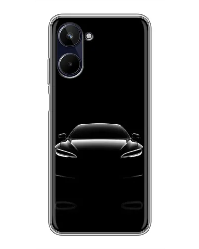 Чохол для Realme 10 з картинкою «Силует Tesla Night» Чохол для Realme 10 з картинкою «Силует Tesla Night»