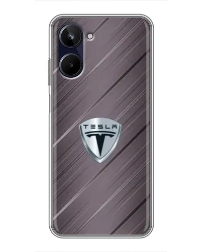 Чохол для Realme 10 з картинкою «Металева текстура Tesla» Чохол для Realme 10 з картинкою «Металева текстура Tesla»