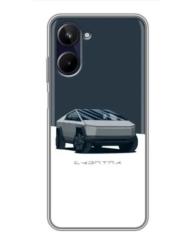 Чохол для Realme 10 з картинкою «Сріблястий Cybertruck Tesla» Чохол для Realme 10 з картинкою «Сріблястий Cybertruck Tesla»