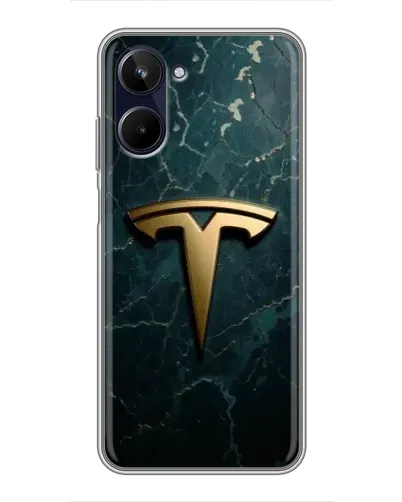 Чохол для Realme 10 з картинкою «Мармурова Tesla Gold» Чохол для Realme 10 з картинкою «Мармурова Tesla Gold»