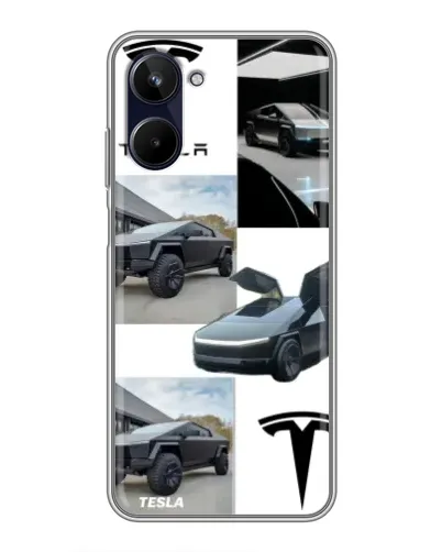 Чохол для Realme 10 з картинкою «Колаж Cybertruck Tesla» Чохол для Realme 10 з картинкою «Колаж Cybertruck Tesla»