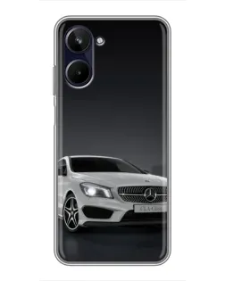 Чохол для Realme 10 з картинкою «Mercedes AMG GT Silver»