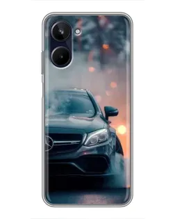 Чохол для Realme 10 з картинкою «Mercedes — нічне місто»