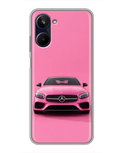 Чехол для Realme 10 с картинкой «Розовый Mercedes AMG» Чехол для Realme 10 с картинкой «Розовый Mercedes AMG»