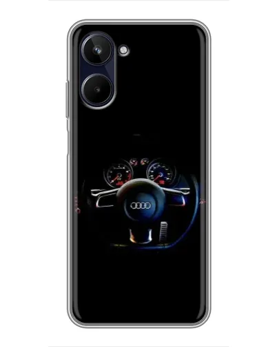 Чехол для Realme 10 с картинкой «Салон Audi — руль» Чехол для Realme 10 с картинкой «Салон Audi — руль»