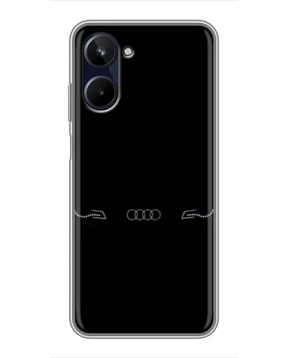 Чехол для Realme 10 с картинкой «Audi — световой подпись» Чехол для Realme 10 с картинкой «Audi — световой подпись»