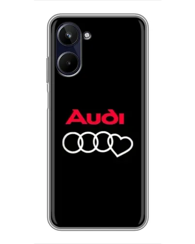 Чехол для Realme 10 с картинкой «Логотип Audi Heart» Чехол для Realme 10 с картинкой «Логотип Audi Heart»