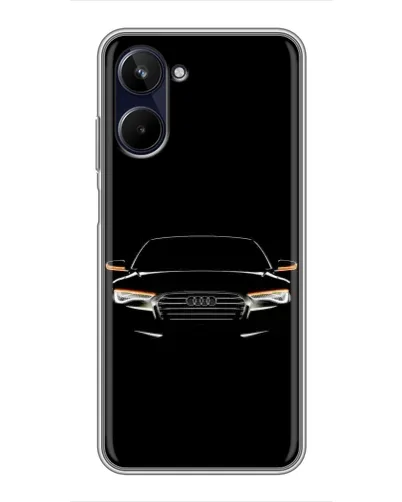 Чехол для Realme 10 с картинкой «Audi — ночной контур» Чехол для Realme 10 с картинкой «Audi — ночной контур»