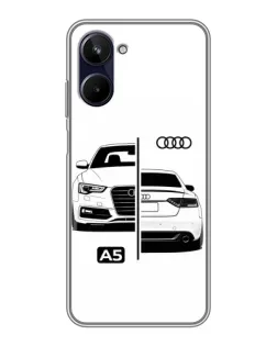 Чохол для Realme 10 з картинкою «Audi — контрастний дизайн»