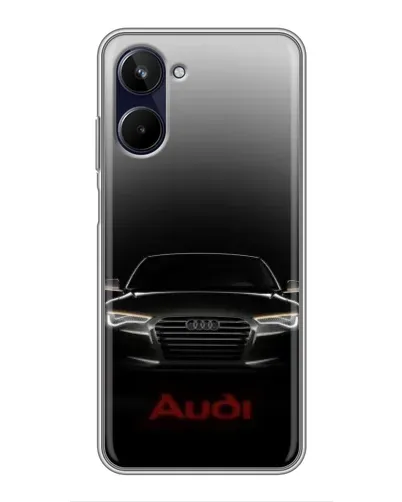 Чехол для Realme 10 с картинкой «Audi — градиентный контур» Чехол для Realme 10 с картинкой «Audi — градиентный контур»