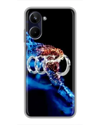 Чехол для Realme 10 с картинкой «Энергия лого Audi» Чехол для Realme 10 с картинкой «Энергия лого Audi»