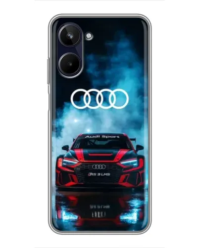 Чехол для Realme 10 с картинкой «Audi Sport — неон» Чехол для Realme 10 с картинкой «Audi Sport — неон»