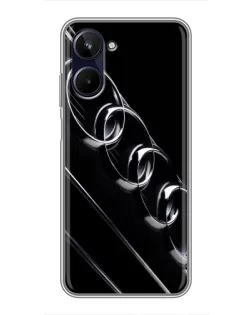 Чохол для Realme 10 з картинкою «Audi — абстрактні кільця»
