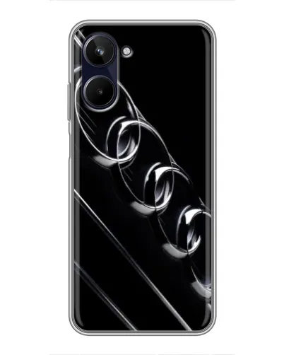 Чехол для Realme 10 с картинкой «Audi — абстрактные кольца» Чехол для Realme 10 с картинкой «Audi — абстрактные кольца»