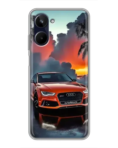 Чехол для Realme 10 с картинкой «Audi — закат» Чехол для Realme 10 с картинкой «Audi — закат»