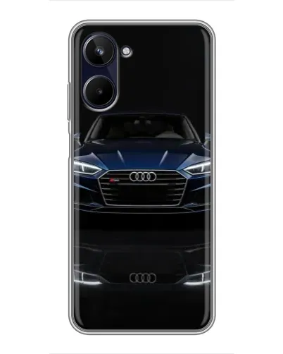 Чехол для Realme 10 с картинкой «Audi — ночное отражение» Чехол для Realme 10 с картинкой «Audi — ночное отражение»