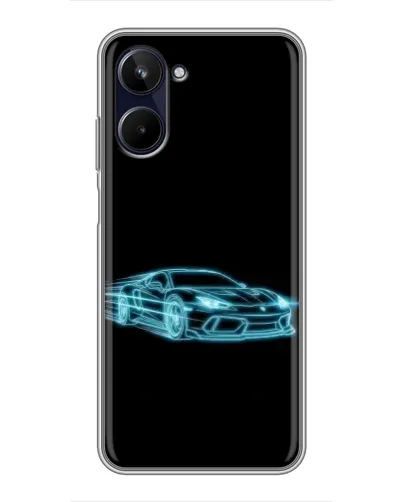 Чохол для Realme 10 з картинкою «Неоновий контур Lamborghini» Чохол для Realme 10 з картинкою «Неоновий контур Lamborghini»