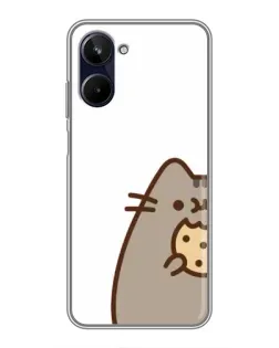 Чехол для Realme 10 с картинкой «Пушин с печеньем» Чехол для Realme 10 с картинкой «Пушин с печеньем»