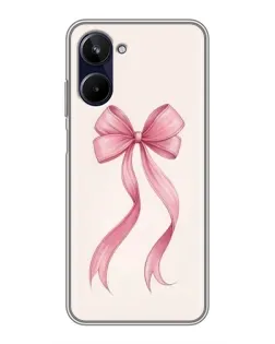 Чохол для Realme 10 з картинкою «Рожевий бант»