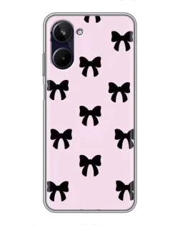 Чохол для Realme 10 з картинкою «Чорні банти Coquette» Чохол для Realme 10 з картинкою «Чорні банти Coquette»