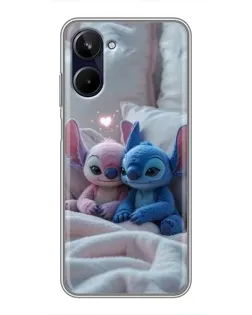 Чохол для Realme 10 з картинкою «Плюшеві Стіч Ангел»