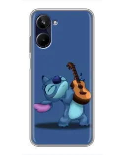 Чохол для Realme 10 з картинкою «Стіч з укулеле»