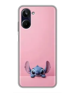 Чохол для Realme 10 з картинкою «Stitch визирає»