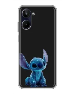 Чохол для Realme 10 з картинкою «Стіч на чорному»