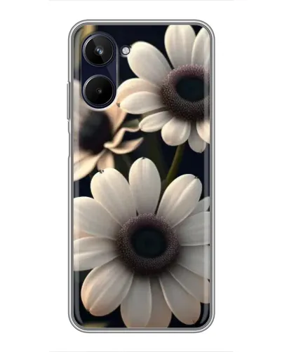 Чохол для Realme 10 з картинкою «Білі маргаритки макро» Чохол для Realme 10 з картинкою «Білі маргаритки макро»