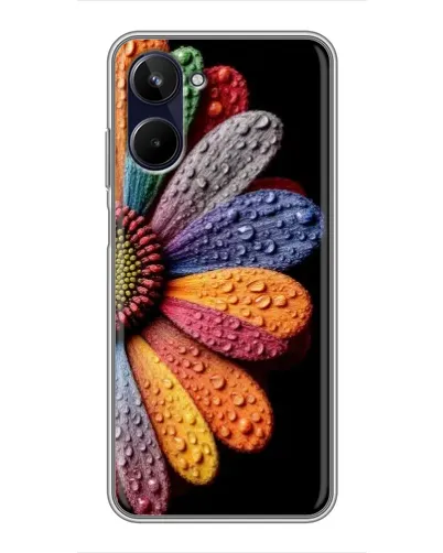 Чохол для Realme 10 з картинкою «Райдужна квітка» Чохол для Realme 10 з картинкою «Райдужна квітка»
