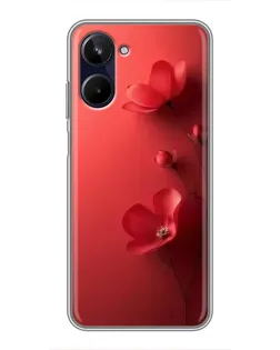 Чохол для Realme 10 з картинкою «Макові суцвіття»