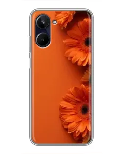 Чохол для Realme 10 з картинкою «Помаранчеві гербери»