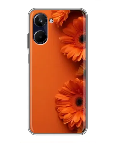 Чохол для Realme 10 з картинкою «Помаранчеві гербери» Чохол для Realme 10 з картинкою «Помаранчеві гербери»