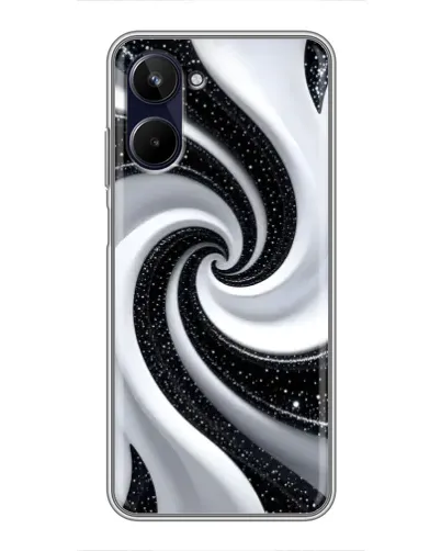 Чохол для Realme 10 з картинкою «Чорно-біла спіраль» Чохол для Realme 10 з картинкою «Чорно-біла спіраль»