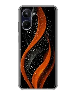 Чохол для Realme 10 з картинкою «Вогняна зоряна хвиля»