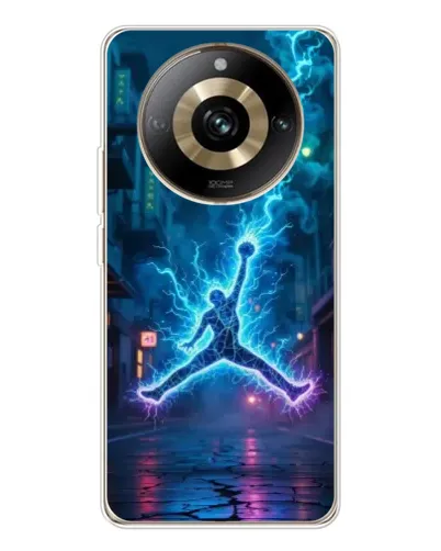Чехол для Realme 11 Pro 5G с картинкой «Jordan Gold Jumpman» Чехол для Realme 11 Pro 5G с картинкой «Jordan Gold Jumpman»